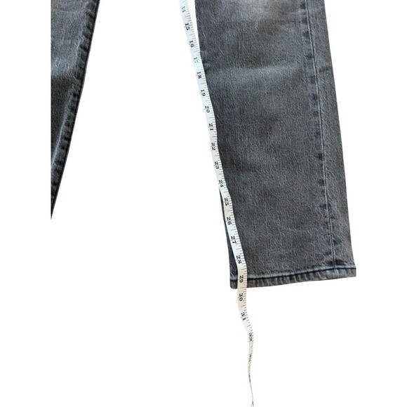 Levi’s Premium 501 80s Classic Mom Jeans In Gray Size 25x30 Casual Grunge Pants - Picture 9 of 9